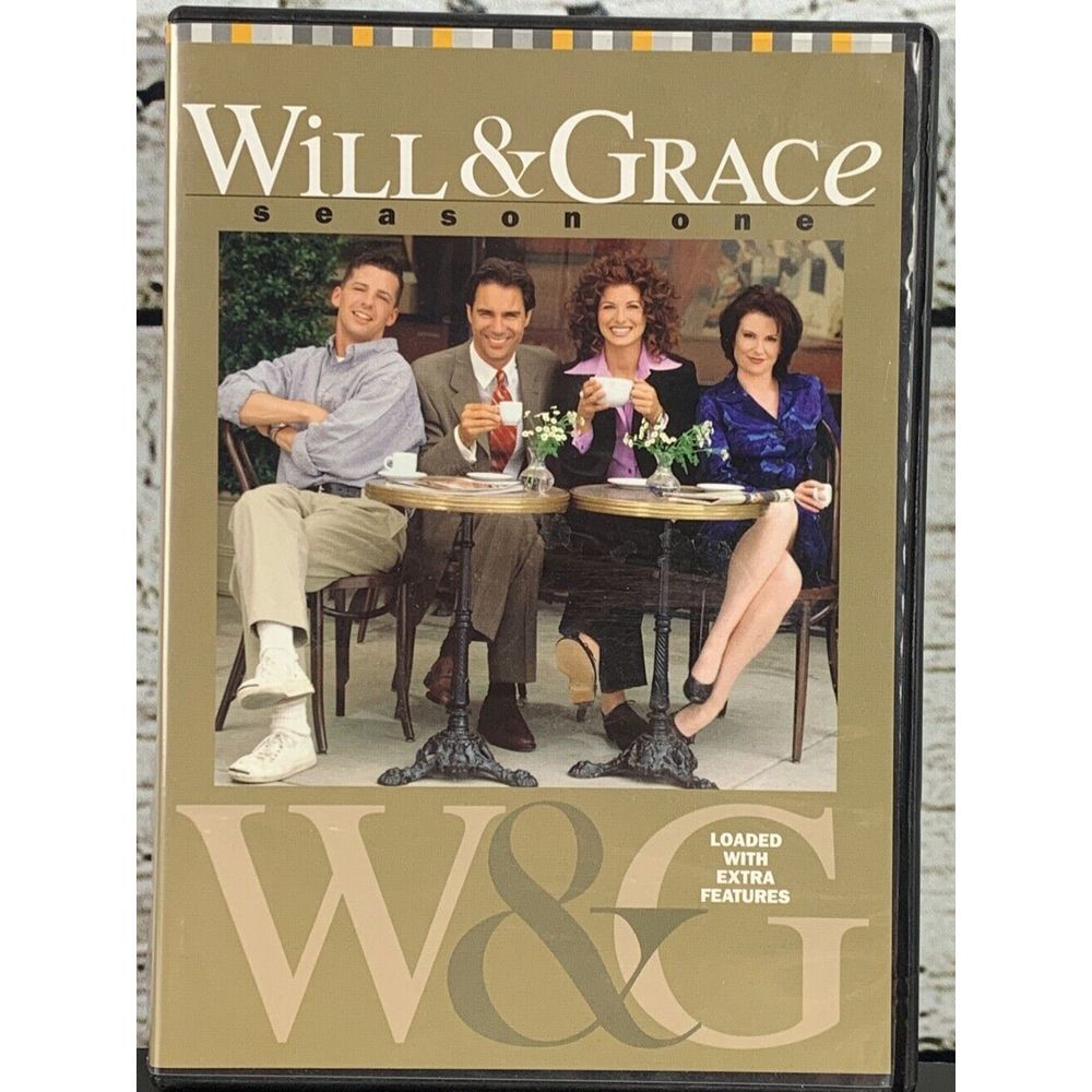 Will & Grace - Season 1 (DVD, 2003, 4-Disc Set) Eric McCormack, Debra Messing